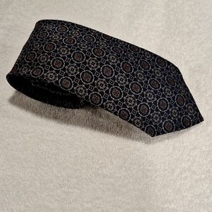 Etienne Aigner # 51 Blue with Silver Floral with Red Boxes